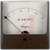 Ammeter, 0-3ACA, + 2%; 3-1/2 in.; 2%; 2.73 in.; 0.128 in.; -20 to degC - 70209419 - Allied Electronics, Inc.