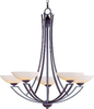 13605SWBT Mid. Chandeliers-Glass Up -- 610853 - Image
