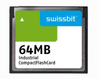 Industrial Compact Flash Card, C-350, 64 MB, SLC Flash, -40°C to +85°C -- SFCF0064H1BK1WI-I-MS-513-STD - Image