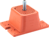 Double Deflection Isolator -- RDP-DOUBLE-DEFLECTION-ISOLATORS-W/-POSITIONING-PIN - Image