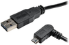 Universal Reversible USB 2.0 Cable (Reversible A to Left-angle 5Pin Micro B M/M), 3-ft. -- UR050-003-LAB - Image
