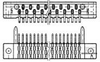 Two-Piece Edge Connectors - 582843-5 - TE Connectivity