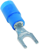 Terminal, Spade/fork, #10, Crimp, Blue; Product Range Abb Thomas & Betts - 90B6079 - Newark, An Avnet Company