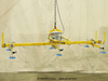 Six Pad Adjustable Crossarm Vacuum Lift - E90M6-110-3/44 - ANVER Corporation