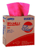 Kimberly-Clark Wypall X80 Red Hydroknit 400 Wipe - Pop-up Dispenser - 80 sheets per box - 16.8 in Overall Length - 05930 - 036000-05930 - R. S. Hughes Company, Inc.