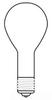 Coated Incandescent Lamp -- 200PS30RS/23/STG-130 - Image