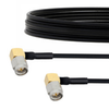 RA SMA Male to RA SMA Male Cable FM-SR086TBJ Coax in 6 Inch - FMCA2117-6 - Fairview Microwave Inc.