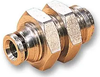 Pneumatic Fitting, Push In, Bulkhead Adaptor, 4 Mm, 4 Mm, M10 X 1 Rohs Compliant Norgren - 20J5811 - Newark, An Avnet Company