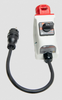 Three-phase socket adapter 16 A for PAT (4P, switchable) -- WAADAPAT16CPR