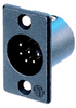 Neutrik XLRP Chassis /Gold - NEUNC3MPB - HAVE, Inc.