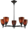 10155/5DR-ES Mid. Chandeliers-Glass Up - 691111 - Capital Lighting, Inc.