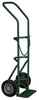 Akro-Mils Green Powder Coated Gas Hand Truck - Flow Back Handle - 14 in Width - 48 in Height - 10 in Semi-Pneumatic wheels - RCTV40SP - RCTV40SP - R. S. Hughes Company, Inc.