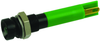 Panel Mount Indicator, Led, 6Mm, Green, 24V; Led Color Apem - 16R0111 - Newark, An Avnet Company