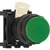 OPERATOR; PUSHBUTTON; 22.5 MM; GREEN FLUSH PUSHBUTTON - BLACK BEZEL - 70057382 - Allied Electronics, Inc.