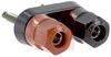 Binding Post, Double; Standard Stud Nut; 30 A; 1000 V; Nickel Plated Brass; Hex -- 70120890