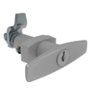 VISE ACTION® Compression Latch, Large Size, T-Handle, Zinc Alloy, Powder Coated, Silver - E3-38-27 - Southco