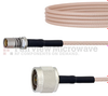 Snap-On BMA Jack to N Male Cable RG-316 Coax in 36 Inch - FMCA1658-36 - Fairview Microwave Inc.