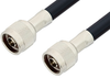N Male to N Male Cable 48 Inch Length Using PE-C400 Coax - PE34666-48 - Pasternack
