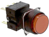 Switch,Pushbutton,Illuminated,DPDT,LED,24V,ROUND EXTENDED,RED,ALTERNATE -- 70179916