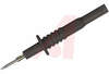 Probe, Test; 0.08 in.; Stainless Steel;20; Black; 4 mm Banana Plug - 70188649 - Allied Electronics, Inc.