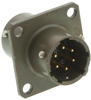Circular Connector, Receptacle, Size 8, 4 Position, Panel; Product Range Amphenol Industrial - 61H8749 - Newark, An Avnet Company