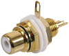 Black Chassis Mount Gold Plated Phono (Rca) Female Jack; No. Of Contacts Multicomp Pro - 67Y9859 - Newark, An Avnet Company