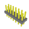Headers, Male Pins - 612-MTMM-107-04-G-D-155-ND - DigiKey