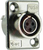 DIN Plug; Receptacle; 3; Female; 125; 5A; 0.010 Ohms (Max.); Copper Alloy - 70214551 - Allied Electronics, Inc.