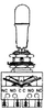 MICRO SWITCH AT Series Toggle Switch, 4 pole, 3 position, Quick Connect terminal, Locking Lever - 64AT22-1E - Honeywell Sensing & IoT