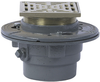 Cast Iron Adjustable Floor Drain w/Square Strainer -- FD15-SQ - Image