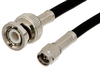 SMA Male to BNC Male Cable 24 Inch Length Using RG223 Coax - PE3562-24 - Pasternack