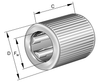 Drawn Cup Roller Clutch -- HF0812-R-A-L564 - Image