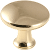 Modern Knob, Polished Brass - 814522 - HardwareSource, Inc.