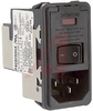 Power Entry Module; 6 A; 120/250 VAC; General Purpose; 50 to 60 Hz; DPST; - 70185812 - Allied Electronics, Inc.