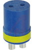 connector comp,insert only,size 20,blueinsul,2 #8 solder cup socket contact - 70141370 - Allied Electronics, Inc.