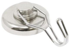 Pot Magnet W/hook, 40 X 15Mm, Neodymium Rohs Compliant Eclipse Magnetics - 39AH5300 - Newark, An Avnet Company