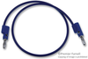 Test Lead, Blue, 457.2Mm, 60V, 15A; Test Connector Type A Pomona - 70B7185 - Newark, An Avnet Company