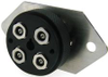 Double Shut Off, Multiple Line Quick Disconnect - Internal Pin - QDC_MultiLine_DS_Internal - Beswick Engineering Co., Inc.