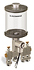 Clear View Multiple Feed Electro Lubricator, 1 pt Pyrex Reservoir, 3 feeds, 1/8