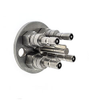Multi Line, Dry Break Quick Disconnect - External Pins - M3 thread - QDM3EL_Multi - Beswick Engineering Co., Inc.