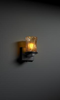 GLA-8771-16-AMBR-MBLK Sconces-Single Glass - 494968 - Capital Lighting, Inc.