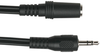 5-ft. (1.5-m) Stereo Audio Cable, 3.5-mm, Male/Female - EJ111-0005 - Black Box