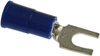 Terminal, Block Fork, Stud 6, Crimp, Blue; Product Range 3M - 94T2795 - Newark, An Avnet Company