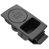 Push-to-Close Slide Latch, Snap-in, Medium Size, 1.2mm  Panel Thickness, 6.4mm  Total Grip, ABS, Black -- A3-80-525-12 - Image