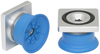 Flat suction cup (round) for very dynamic handling of smooth and oily workpieces SAF 30 NBR-45 RA - 10.01.01.11423 - Schmalz Inc.