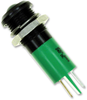 Panel Mount Indicator, Led, 14Mm, Green, 2.2V; Led Color Apem - 15R9898 - Newark, An Avnet Company