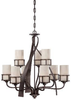 Mid. Chandeliers-Glass Up - 631672 - Light Center (The)