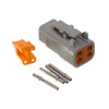 Rectangular Connector Housings - 1734-DTM06-4S-COMPLETE-ND - DigiKey