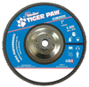 Weiler Tiger Paw Type 29 Non-Woven Zirconium Flap Disc - Medium Grade - 7 in Diameter - 51146 - 012382-51146 - R. S. Hughes Company, Inc.