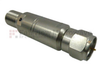 20 dB Fixed Attenuator 75 Ohm F Male (Plug) to 75 Ohm F Female (Jack) Up to 3 GHz Rated to 0.25 Watts, Brass Tri-Metal Body, 1.3 VSWR - SA4F75A-20 - Fairview Microwave Inc.